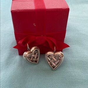 Brighton Cage heart French wire Silver Earrings 💕